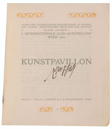 Lot #456 Egon Schiele: Scarce 1910 Vienna international exhibition book - Image 1