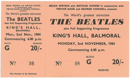 Lot #607 Beatles Tickets - Image 1