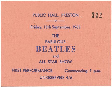 Lot #607 Beatles Tickets - Image 2