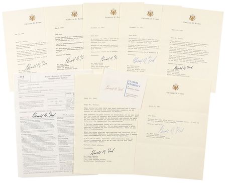 Lot #57 Gerald Ford Archive - Image 1