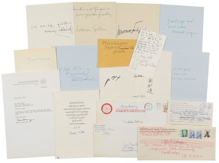 Lot #473 Authors: A comprehensive literary collection, including Bukowski, Borges, and Ginsberg - Image 1
