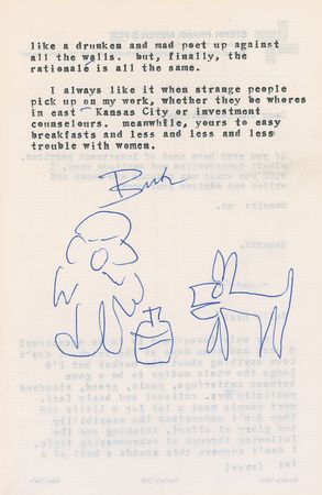 Lot #478 Charles Bukowski: ?my only investment is in an occasional 6 pack and some days at the track? - Image 2