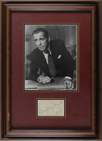 Lot #711 Humphrey Bogart Signature - Image 2