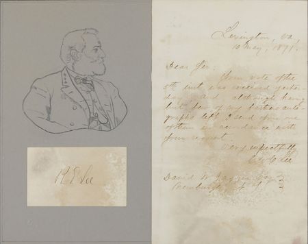 Lot #316 Robert E. Lee Signature - Image 2