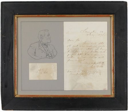 Lot #316 Robert E. Lee Signature - Image 3
