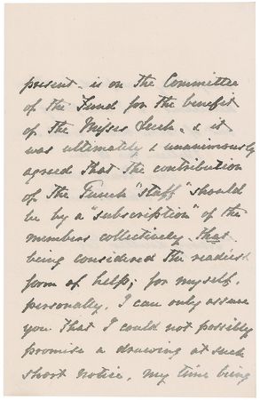 Lot #458 John Tenniel Handwritten Letter Signed - Image 3