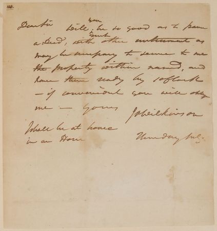 Lot #382 James Wilkinson Handwritten Letter Signed - Image 1