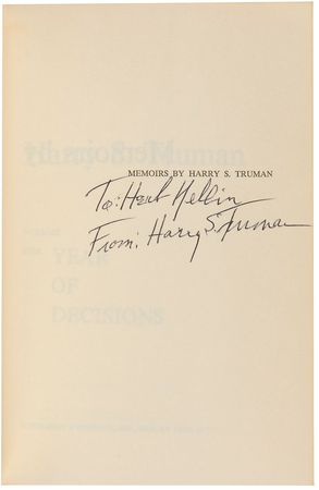Lot #72 Harry S. Truman Books - Image 1