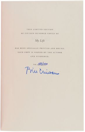 Lot #96 Bill Clinton Book - Image 1