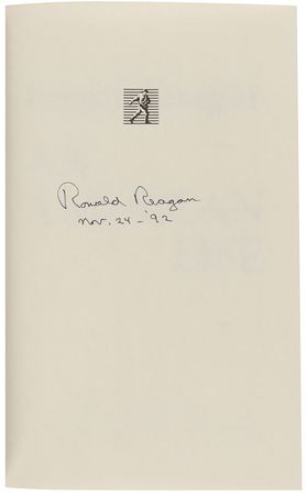 Lot #90 Ronald Reagan Book - Image 1