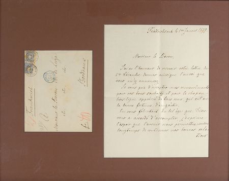 Lot #244 Otto von Bismarck Signed Letter - Image 3