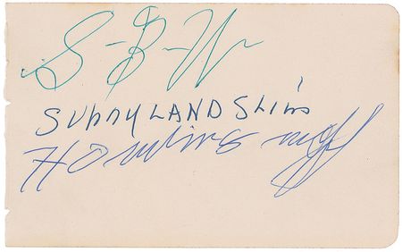 Lot #652 Blues Musicians Signature - Image 1