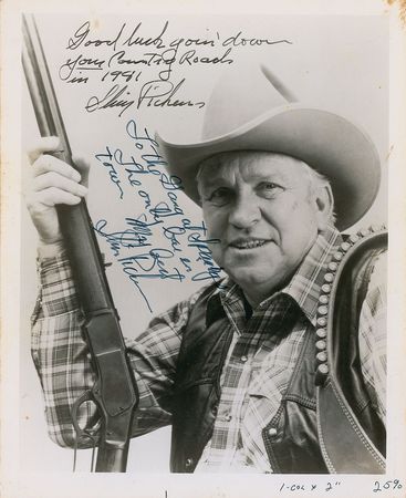 Lot #809 Slim Pickens Signed Photograph and Signature - Image 2
