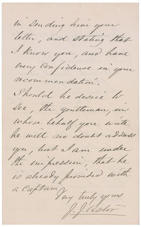 Lot #242 John Jacob Astor III - Image 2