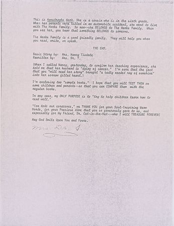 Lot #2165 Dr.  Seuss Collection of Three Letters - Image 10