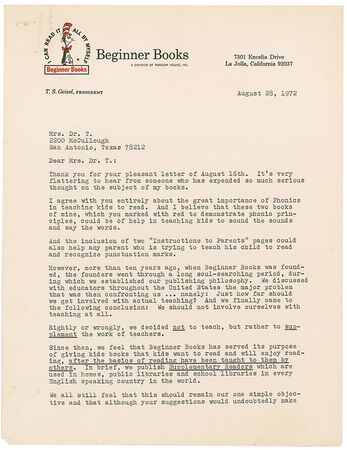 Lot #2165 Dr.  Seuss Collection of Three Letters - Image 3