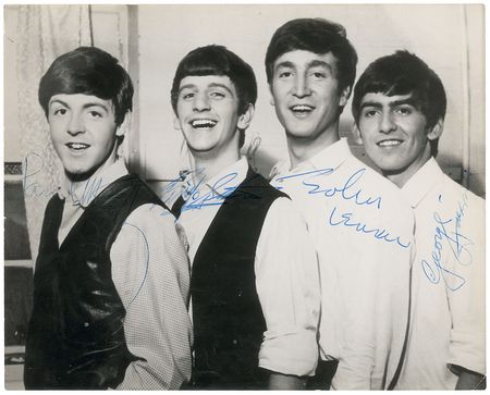 Lot #2166 Beatles Signed Photograph - Image 1