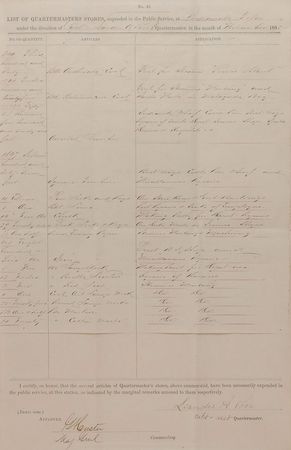 Lot #2120 George A. Custer Signed Document - Image 3