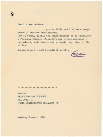 Lot #2159 Enzo Ferrari Archive - Image 5