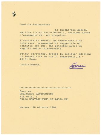 Lot #2159 Enzo Ferrari Archive - Image 8