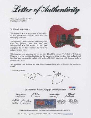 Lot #2173 Johnny Ramone's Longtime-owned and Stage-used Guitar - Image 14