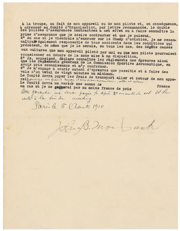 Lot #2133 John and Alfred Moisant Early Aviation Archive - Image 2