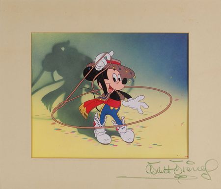 Lot #2164 Walt Disney Signed Presentation Mat - Image 1