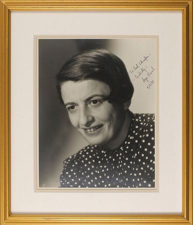 Lot #2151 Ayn Rand Signed Photograph - Image 2