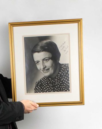 Lot #2151 Ayn Rand Signed Photograph - Image 3