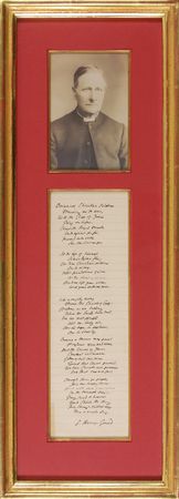 Lot #2126 Sabine Baring-Gould Handwritten and Signed Hymn - Image 1