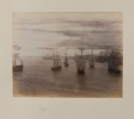 Lot #2149 James Abbott McNeil Whistler Signed Albumen Photograph Mount - Image 1