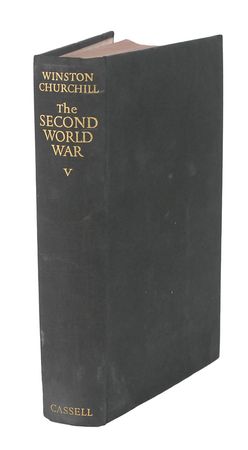 Lot #2140 Winston Churchill Signed Six-Volume Book Set - Image 3