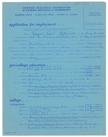 Lot #2157 Carl Sagan Project A119 Archive - Image 2