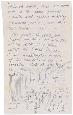 Lot #2172 Jerry Garcia Autograph Letter Signed - Image 3