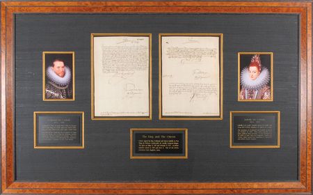 Lot #2112 Ferdinand and Isabella Pair of Signed Letters - Image 1