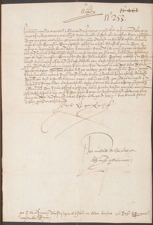 Lot #2112 Ferdinand and Isabella Pair of Signed Letters - Image 2