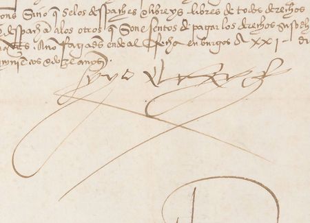 Lot #2112 Ferdinand and Isabella Pair of Signed Letters - Image 4