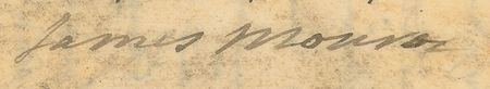 Lot #6 James Monroe Signed Document - Image 2