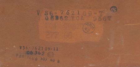 Lot #441 Command Module Block II Panel 229: CM Panel #229 - Image 5
