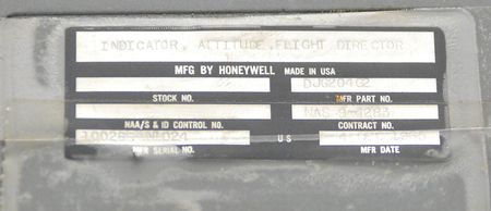 Lot #439 Command Module Block I FDAI: Early Block I FDAI - Image 3