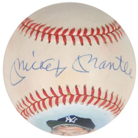 Lot #856 Mickey Mantle Baseball - Image 1