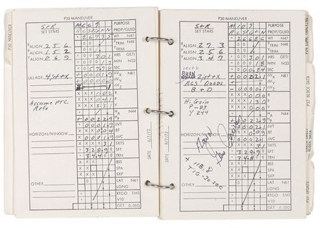 Lot #440 Gene Cernan: Cernan?s complete and heavily annotated 53-page CSM Updates Checklist flown on Apollo 17 - Image 14