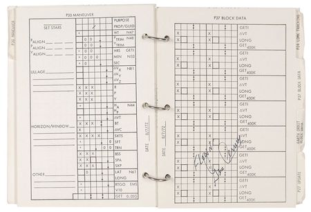 Lot #440 Gene Cernan: Cernan?s complete and heavily annotated 53-page CSM Updates Checklist flown on Apollo 17 - Image 15