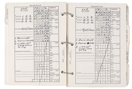 Lot #440 Gene Cernan: Cernan?s complete and heavily annotated 53-page CSM Updates Checklist flown on Apollo 17 - Image 8