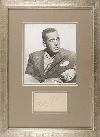 Lot #758 Humphrey Bogart Signature - Image 1