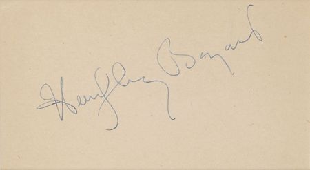 Lot #758 Humphrey Bogart Signature - Image 2