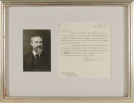 Lot #572 George Bernard Shaw Typed Letter Signed - Image 2