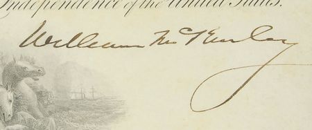 Lot #43 William McKinley Signed Document - Image 2