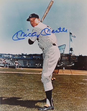 Lot #857 Mickey Mantle Signed Photograph - Image 2