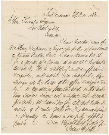 Lot #348 John A. Dix Handwritten Letter Signed and Signed Photograph - Image 1